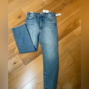 MOTHER Hustler Ankle Fray Jean